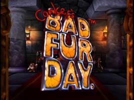 Conker's Bad Fur Day Title Screen